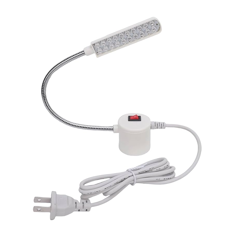 DreamyMagic　0504 Sewing Machine Light 20 LEDs Purple Lighting Flexible Neck